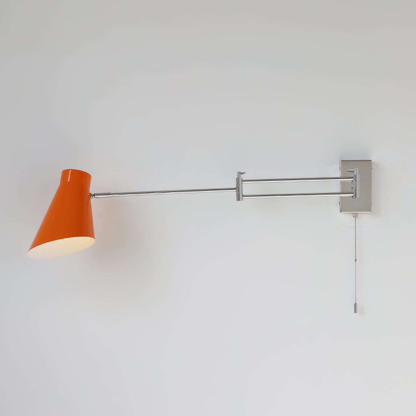Wall Lamp Swing Arm Chrome Adjustable Industrial - Letslighting