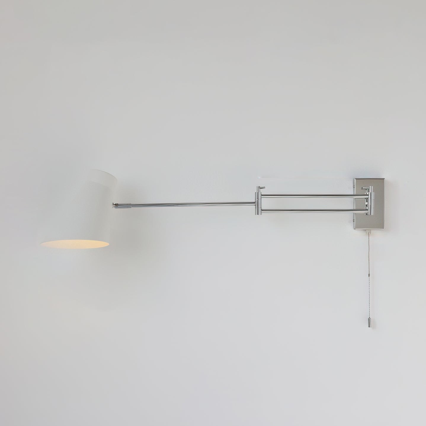 Wall Lamp Swing Arm Chrome Adjustable Industrial - Letslighting