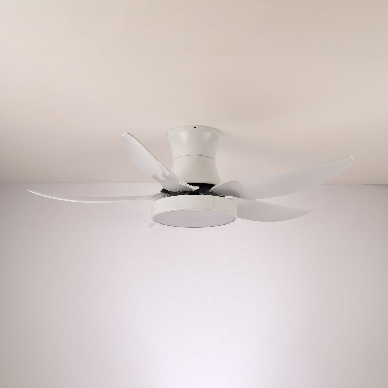 Ventilador de Techo Jada Negro con Luz mostrando su diseño elegante