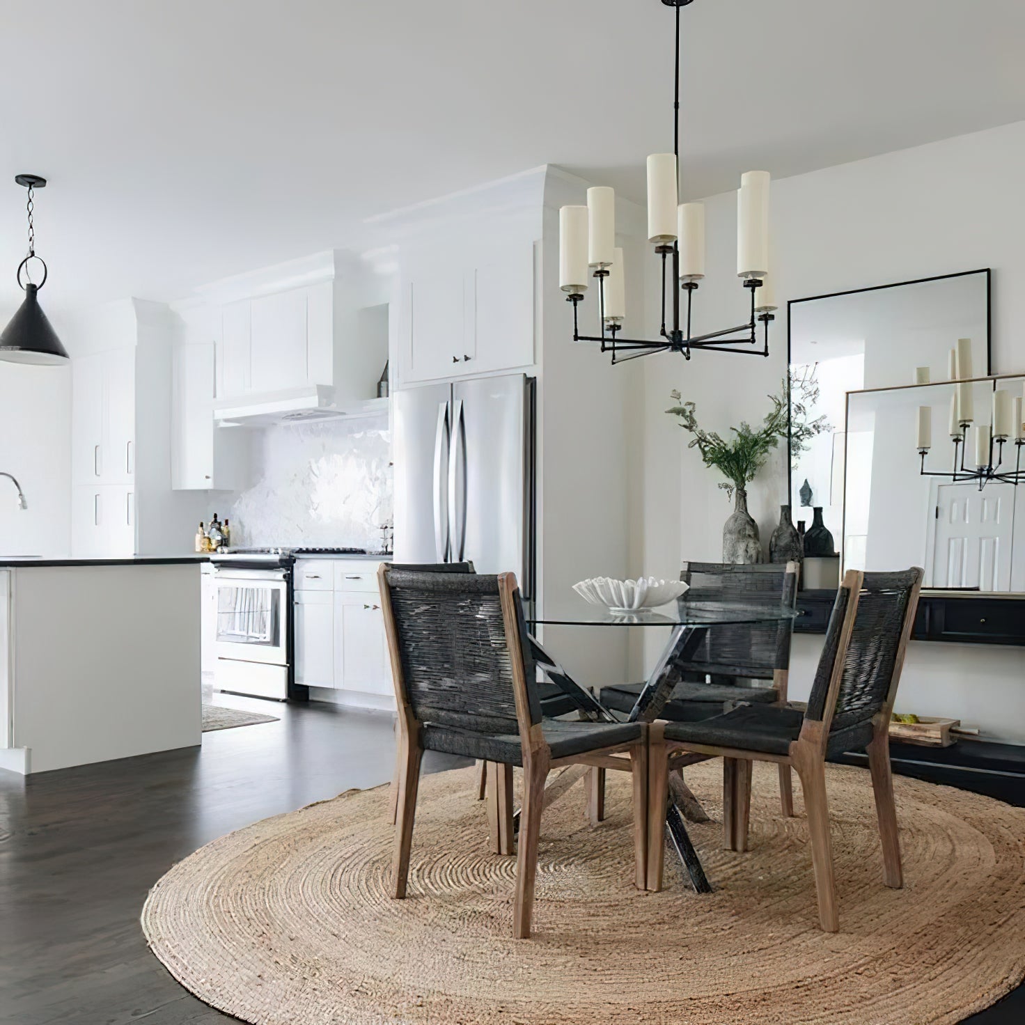 Artemis Chandelier Brass Fabric