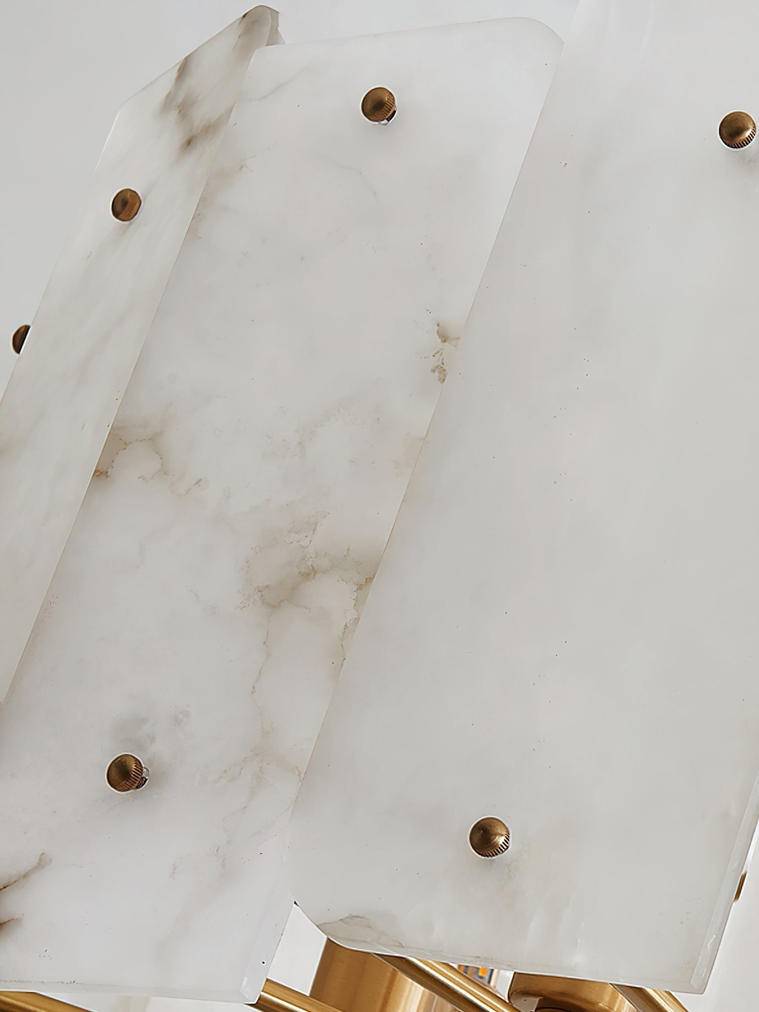 Zoe Postmodern Luxury Tiered Alabaster Chandelier - Lamp Copper