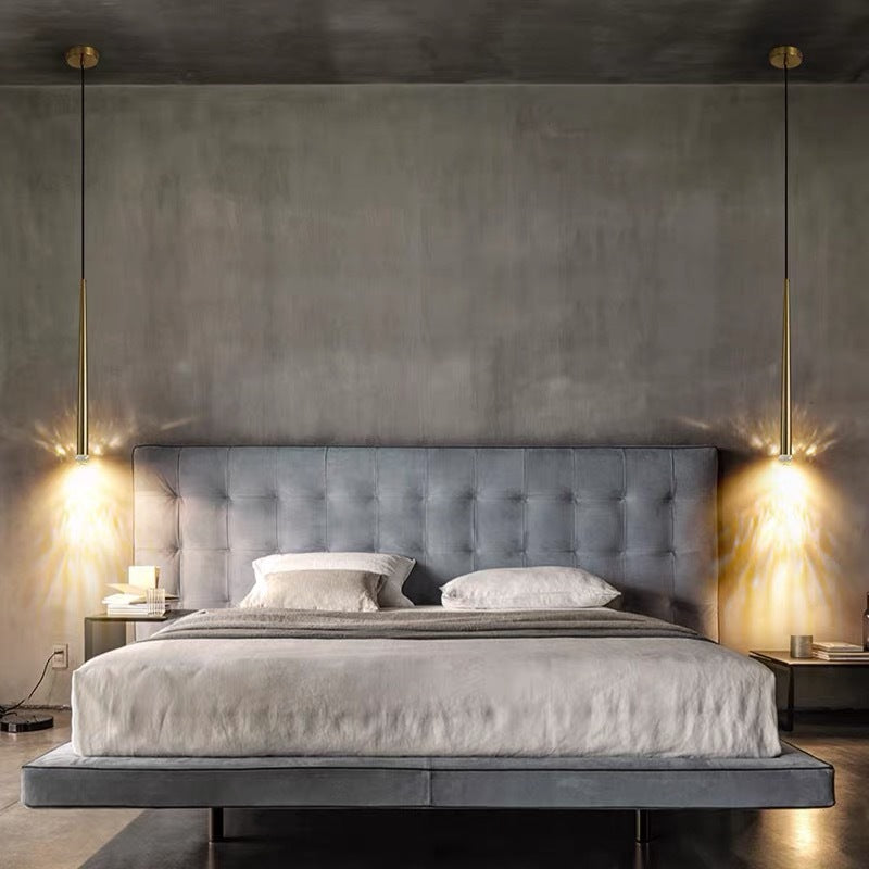 Arisha Moderna Lineal Metal/Acrílico Lámpara Colgante Dorada