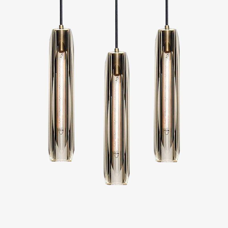 Arisha Moderna Minimalista Tubo Vidrio/Metal Lámpara Colgante