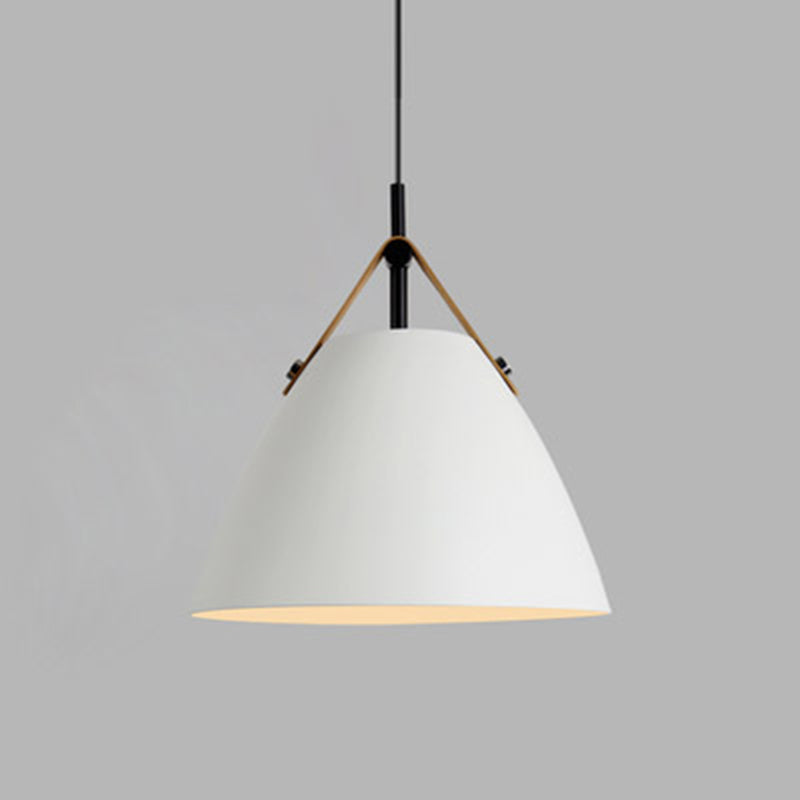 Arisha Moderna Cónico Metal Lámpara Colgante Negra/Blanca/Gris