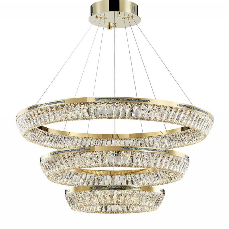 Kristy Candelabro/Lámpara Colgante Metal Cristal