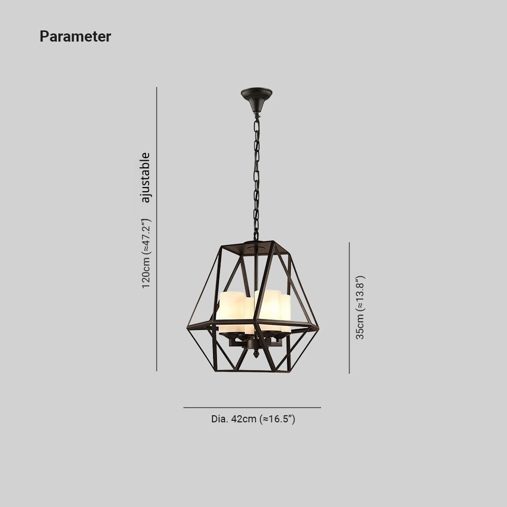 Silva Industrial LED Lámpara Colgante Metal Salón/Bar