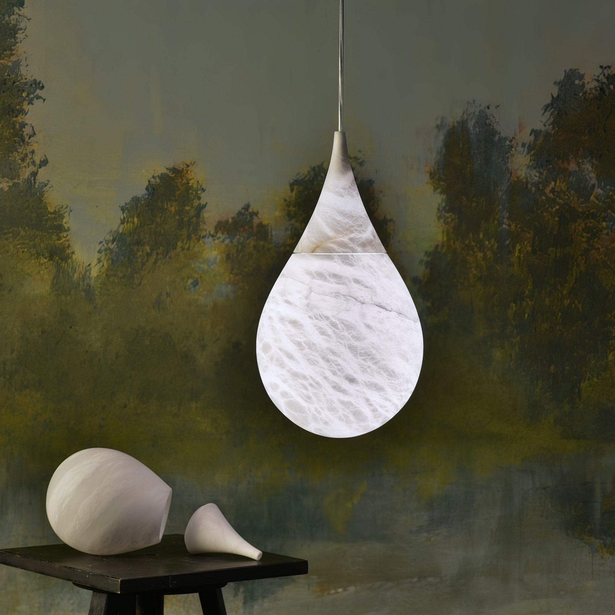 Marble Raindrop Pendant Light - Letslighting