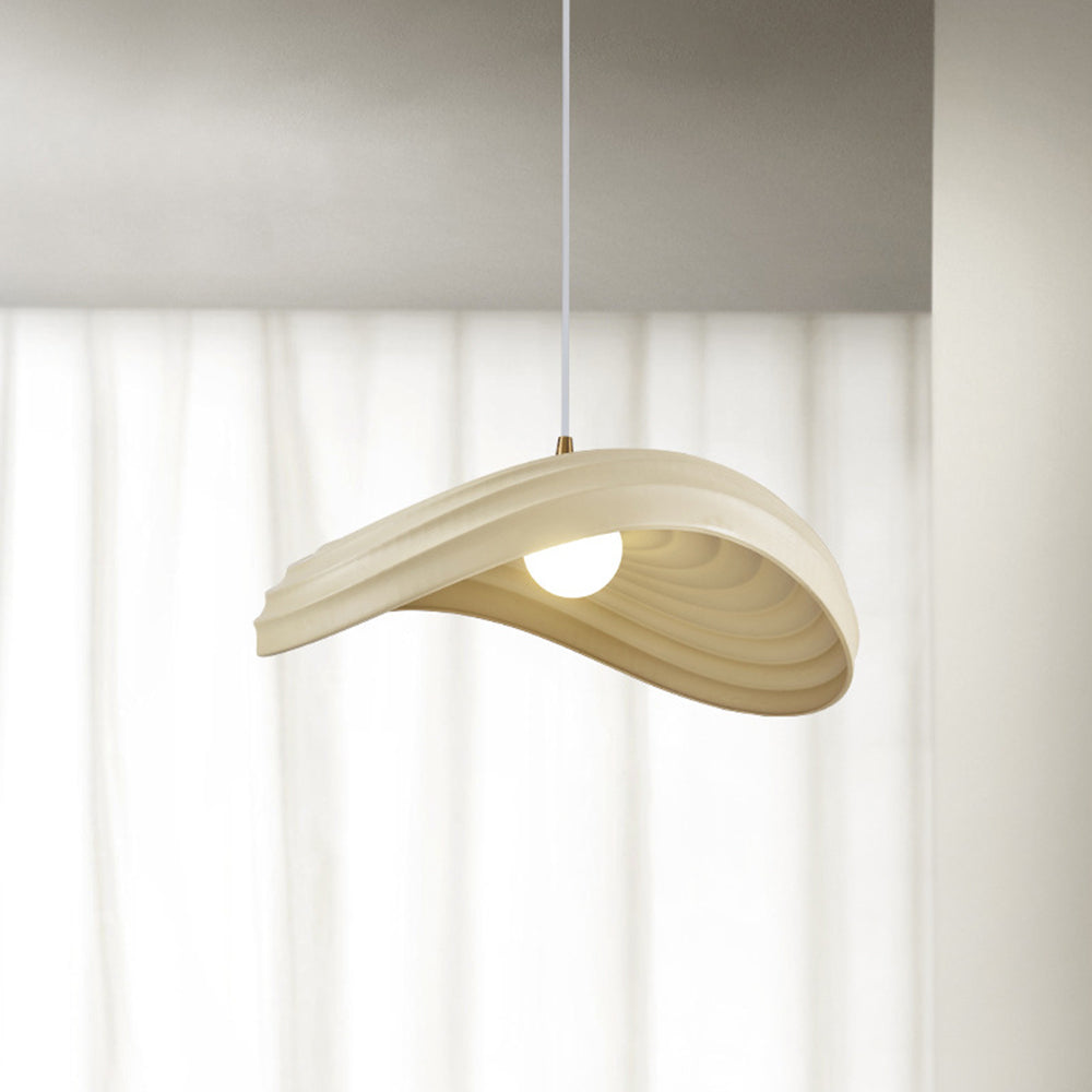 Ritta Nórdica Geométrica Metal/Resina LED Lámpara Colgante Blanca