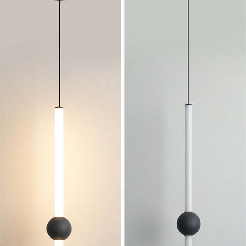 Arisha Minimalista Lineal Lámpara Colgante Negra/Blanca