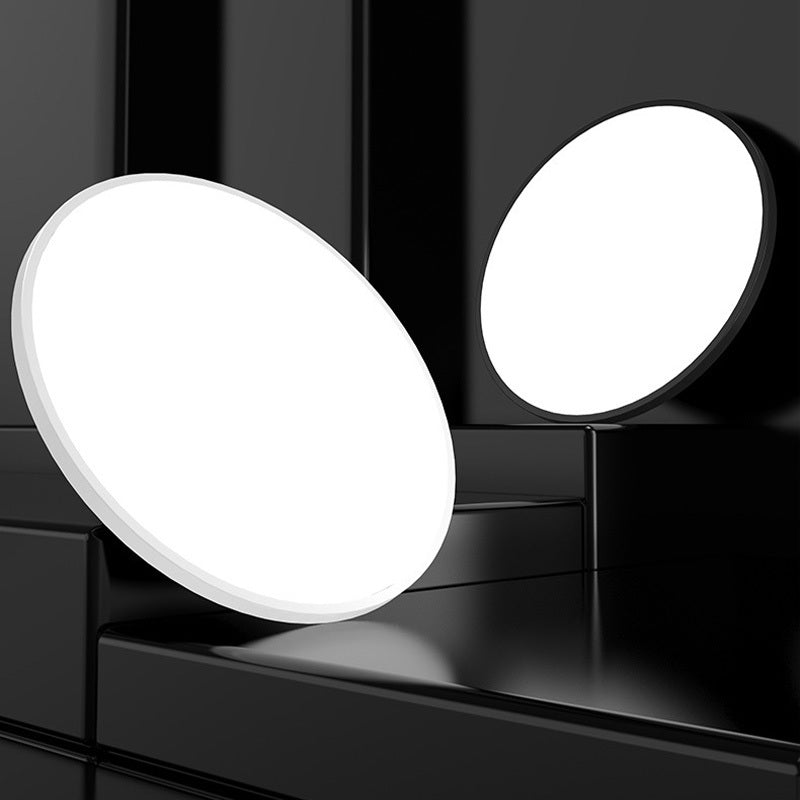 Arisha Minimalista Redonda Acrílico LED Lámpara de Techo Blanca/Negra
