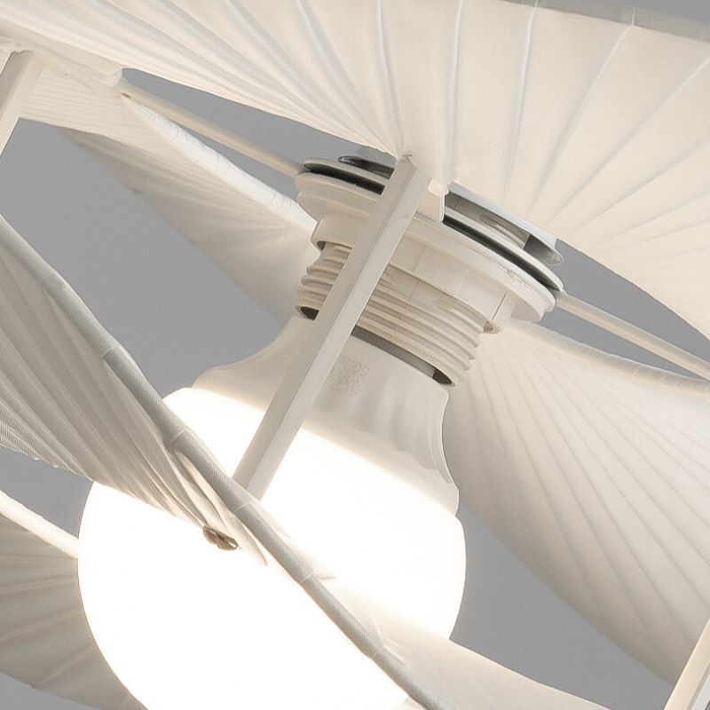 Ritta Moderno LED Lámpara Colgante Metal Tejido Salón