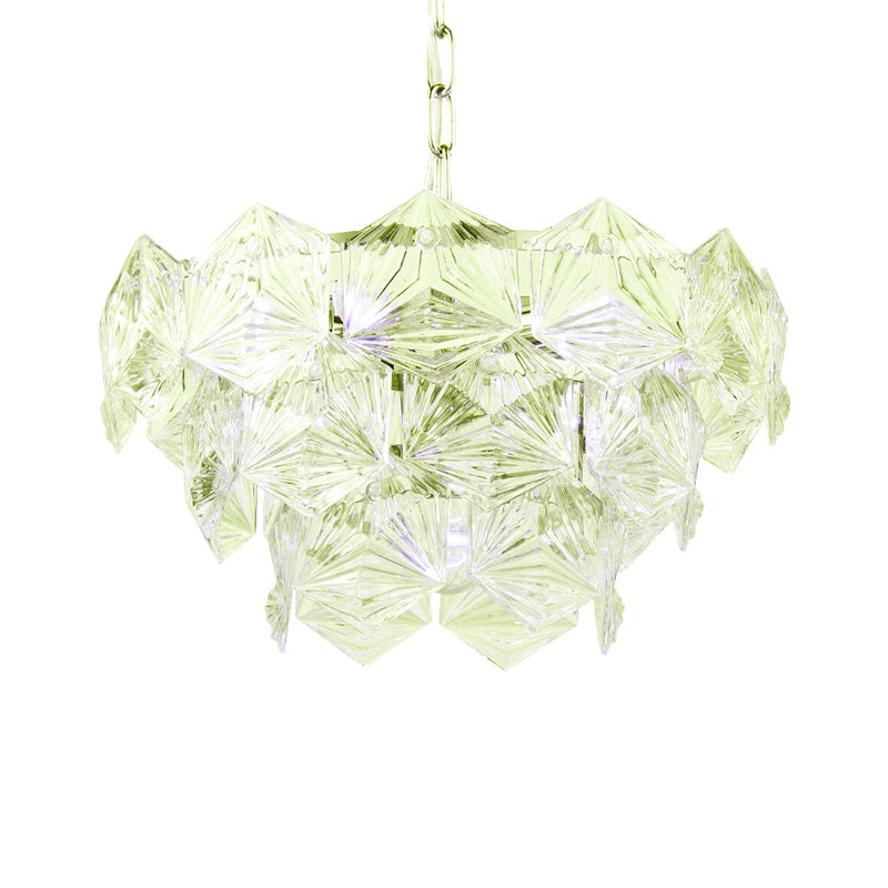 Kristy Candelabro Lámpara Colgante Metal/Cristal Clara