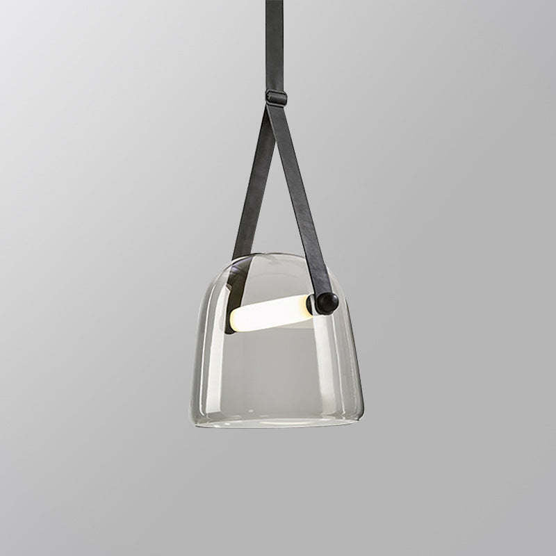Nordic Moderna Polígono Vidrio/Metal Lámpara Colgante Gris/Blanca