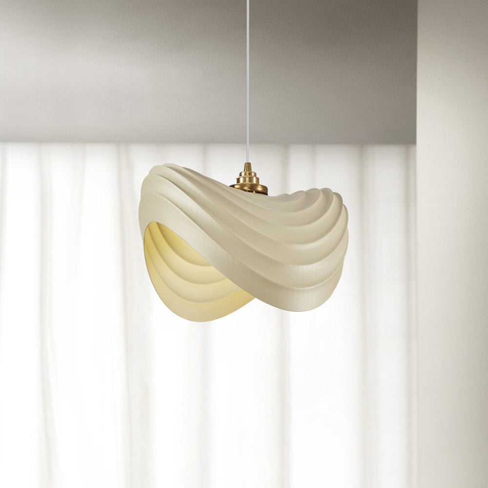 Ritta Nórdica Geométrica Metal/Resina LED Lámpara Colgante Blanca