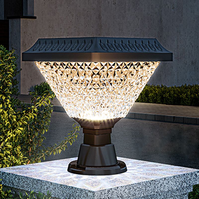 Ray Geométrica Lámpara Exterior Acrílica Patio Jardín