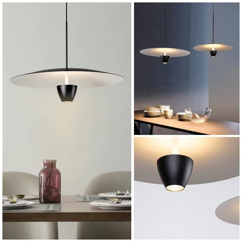 Arisha Nórdica Simple Diseño Metal Lámpara Colgante Negra