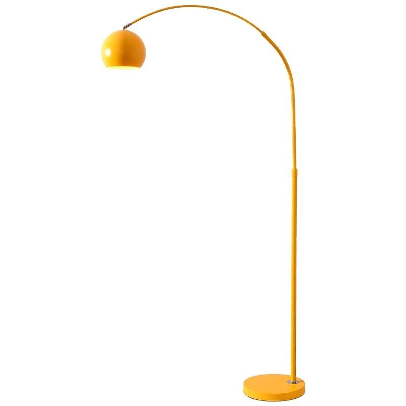 Mira Moderno Geométrico Metal LED Lámpara de Pie Amarillo/Negro/Azul