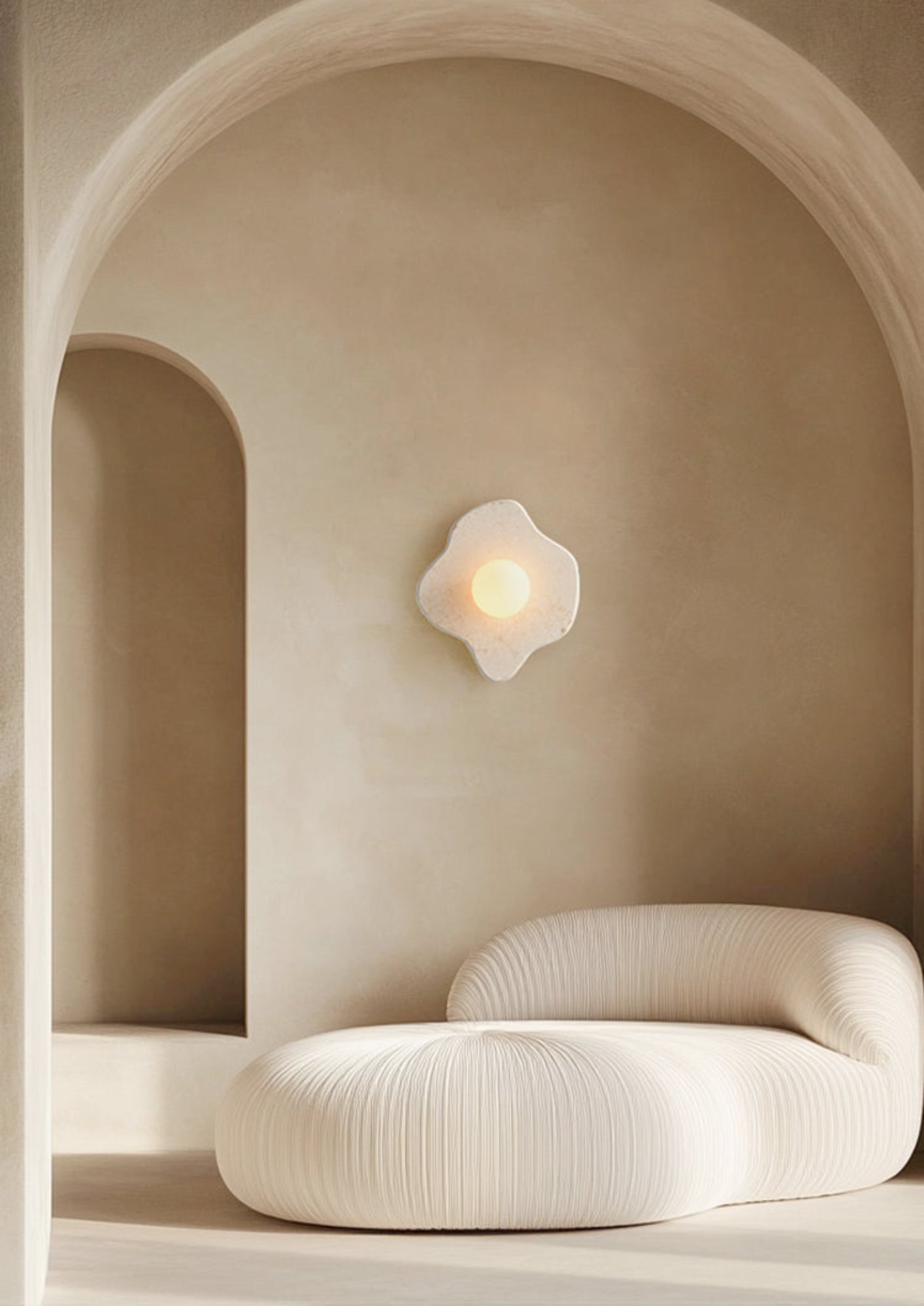 Bloom Rustic Marble Wall Lamp - Letslighting