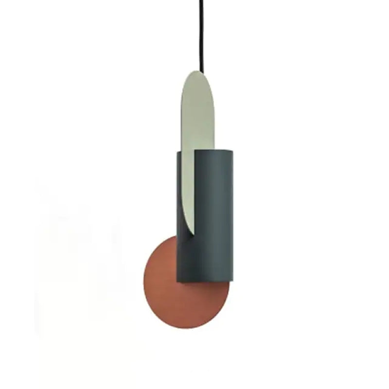 Valentina Minimalista Irregular Metal Lámpara Colgante Verde