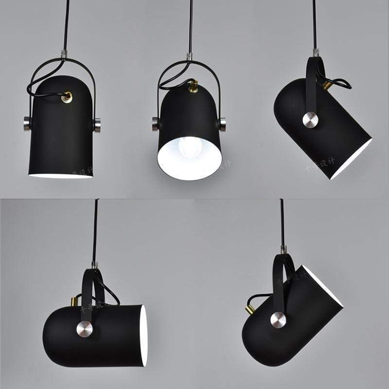 Valentina Moderna Industrial Geométrica Metal Lámpara Colgante Multicolor