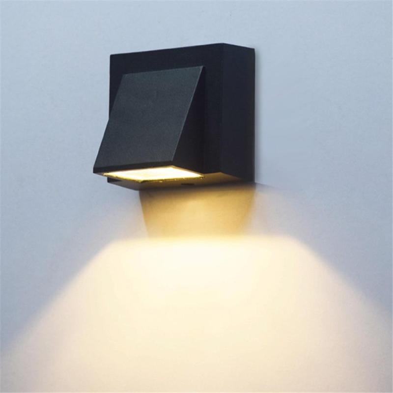 Ray Moderno Simple Aluminio Aplique de Pared LED Negro/Gris