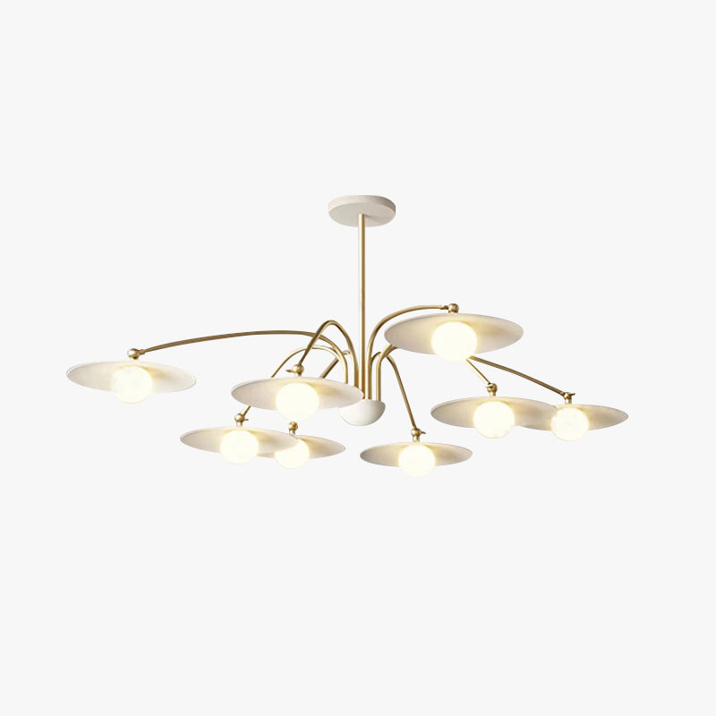 Arisha Nórdica Multiple Metal/Vidrio Lámpara colgante Dorada
