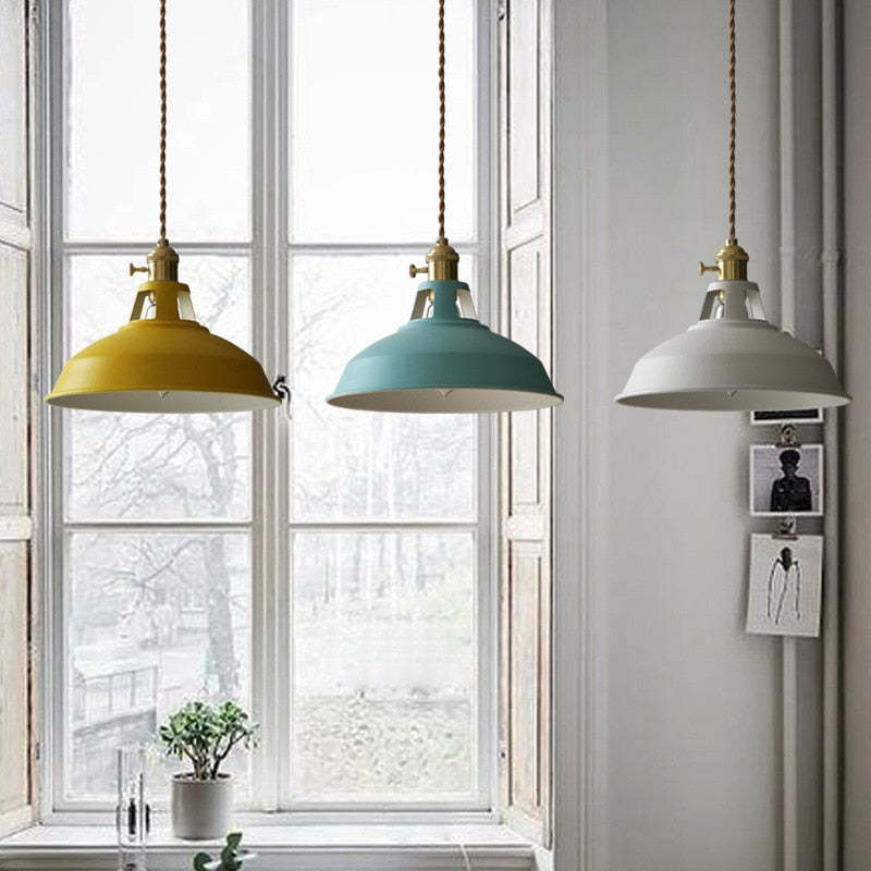 Valentina Nordica Metal LED Lámpara Colgante Negra/Blanca