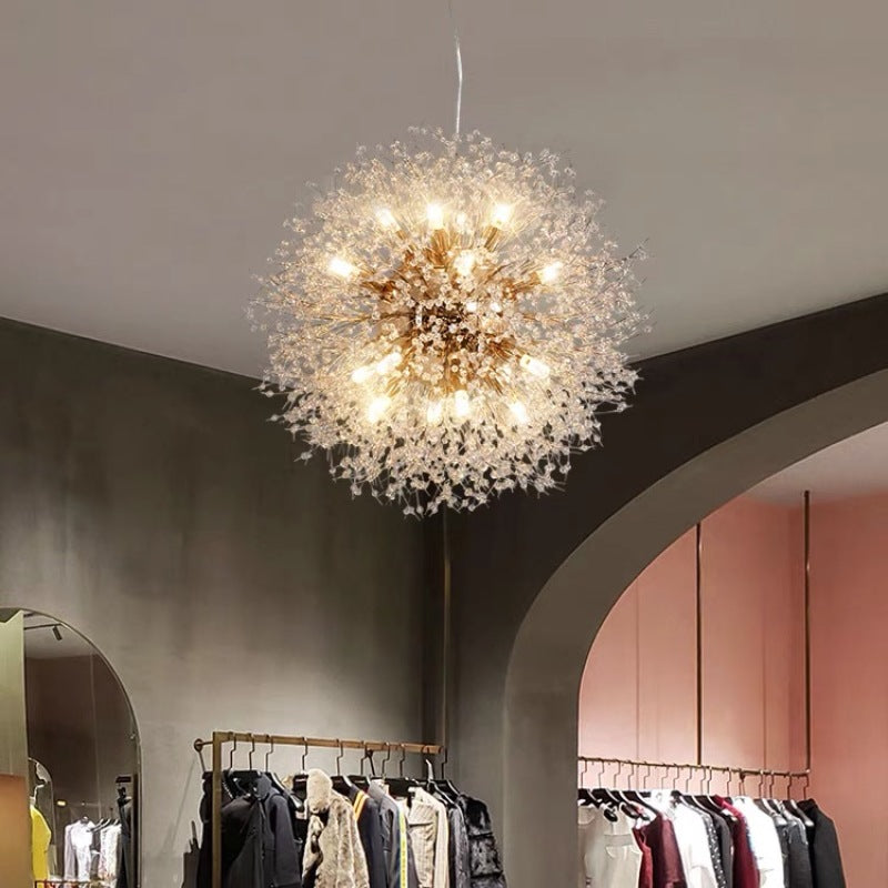 Arisha Lámpara Colgante Moderna Luja Cristal/Metal Ora/Croma