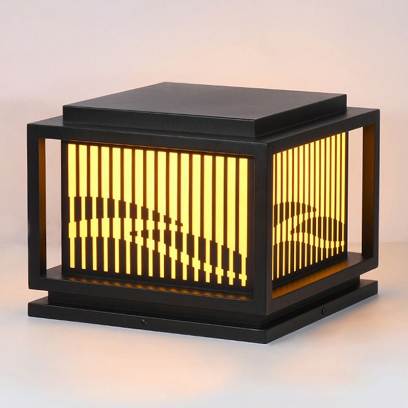 Ray Retro Lámpara Exterior LED Cubo Metal Patio Jardín