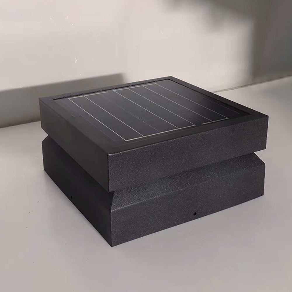 Ray Diseño Lámpara Exterior Cubo Metal Patio Jardín