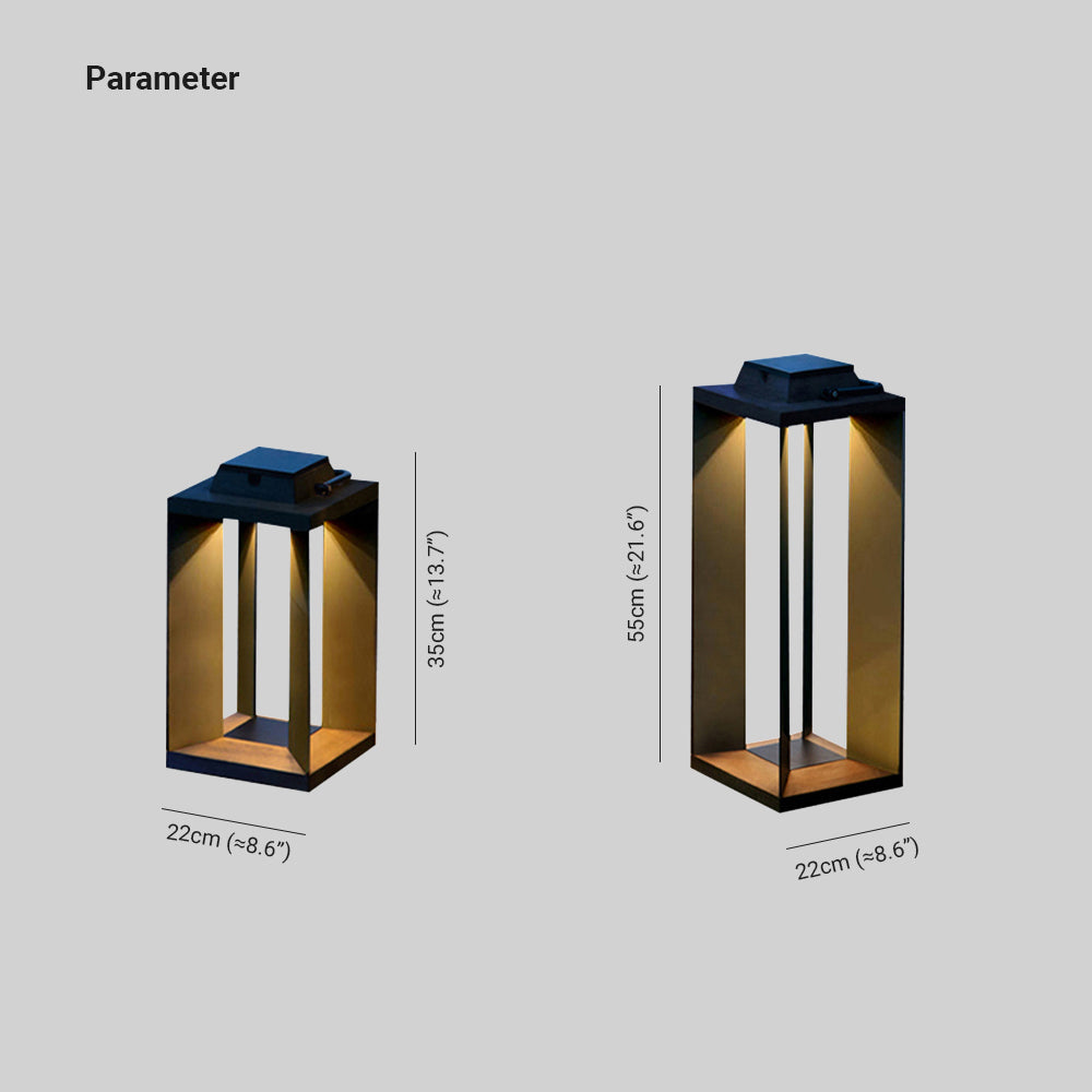 Ray Minimalista Metal Acrílico Lámpara De Pie Patio