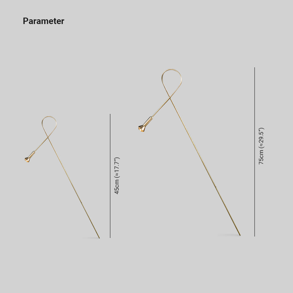Ray Moderna Lineal Metal Lámpara De Pie Jardín