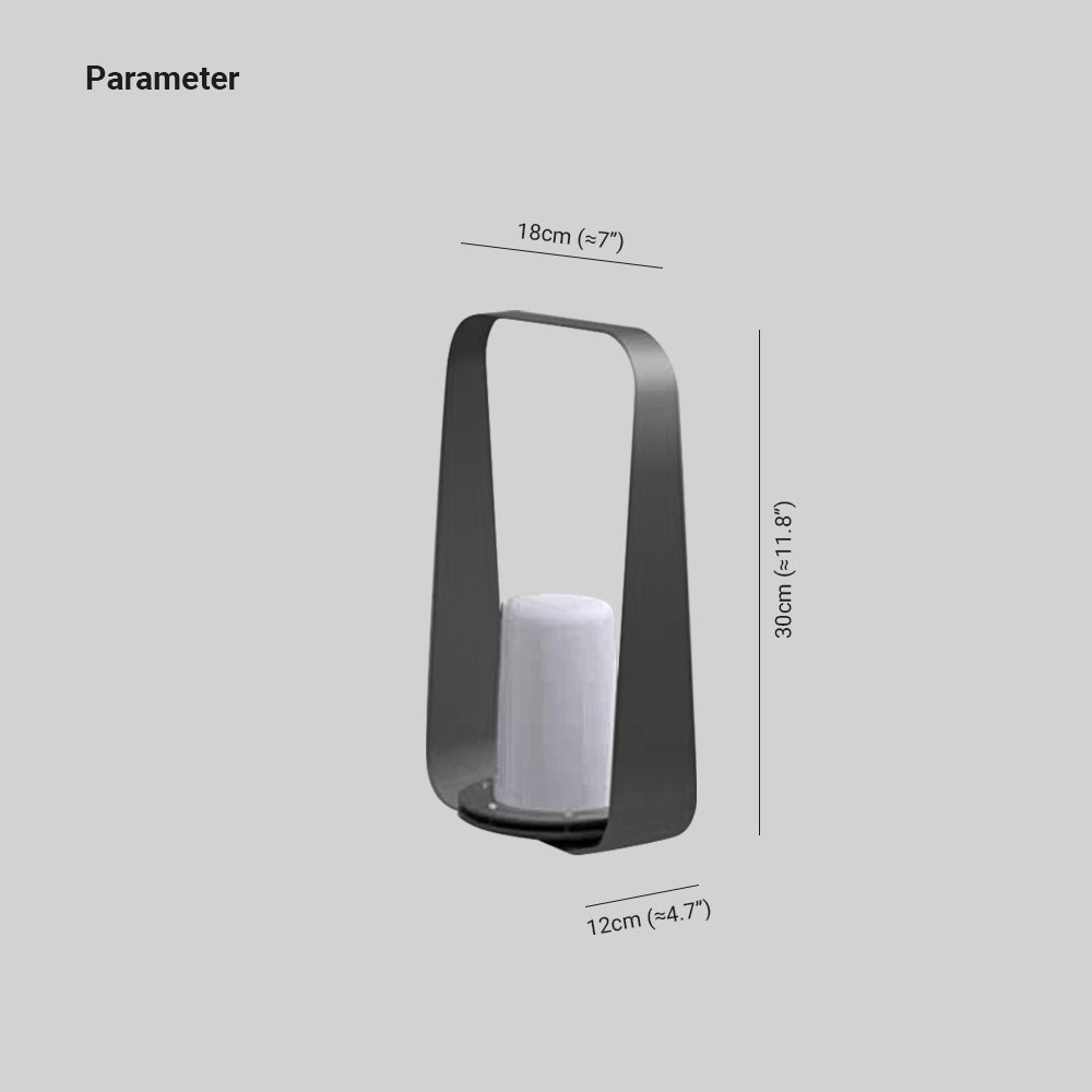 Ray Minimalista Irregularmente Acrílico Lámpara De Mesa