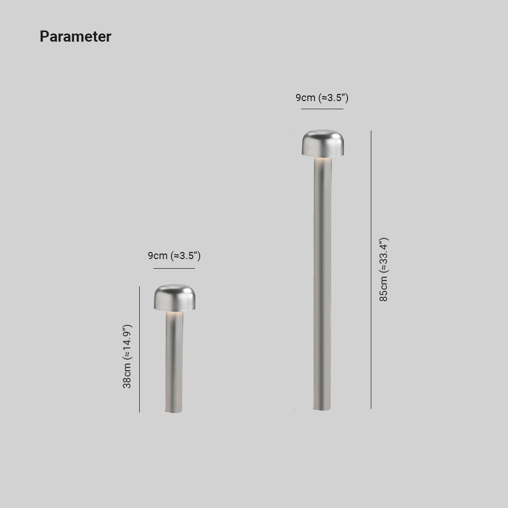 Ray Moderna Seta Metal Lámpara De Pie Exterior