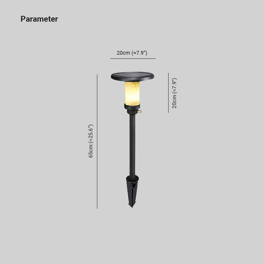 Ray Moderna Lámpara de Pie Exterior Metal Patio