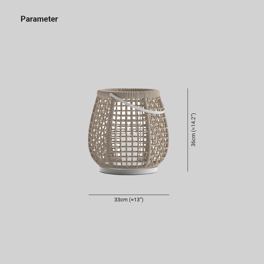 Ray Retro Lámpara de Pie Exterior Linterna Metal Patio