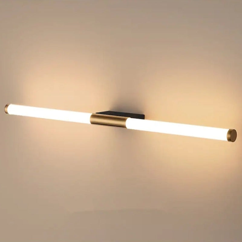 Arisha Minimalista Lineal Metal/Acrílico Aplique de Pared Blanco