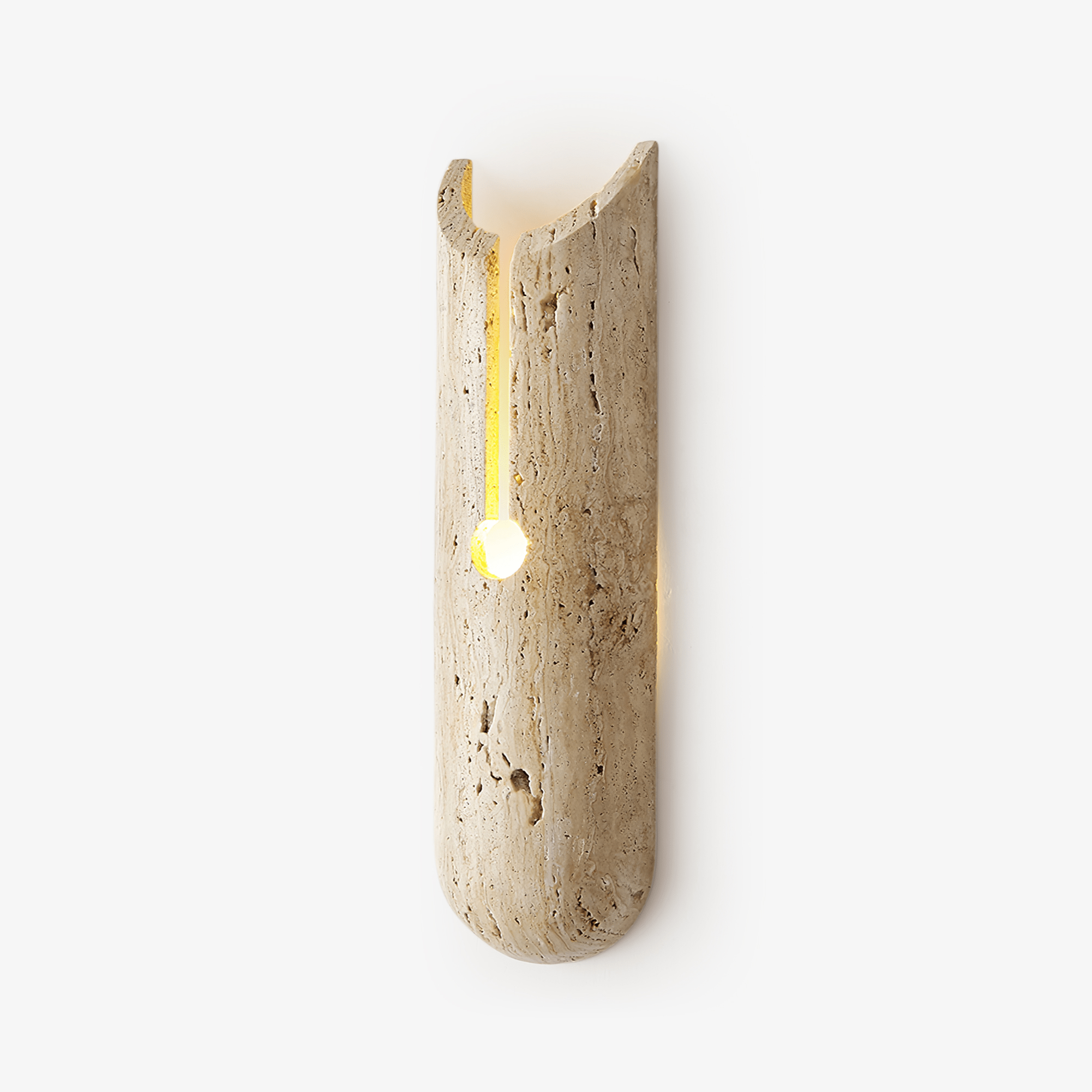 Elraeila Rustic Travertine Wall Light - Letslighting