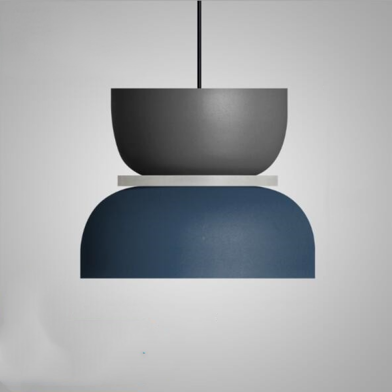 Valentina Moderna Domo LED Metal Lámpara Colgante Multicolor