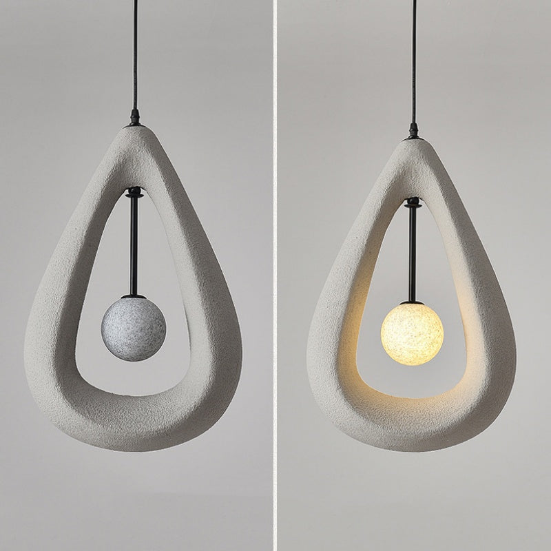 Avi Moderna Hueco PVC Lámpara Colgante Dormitorio