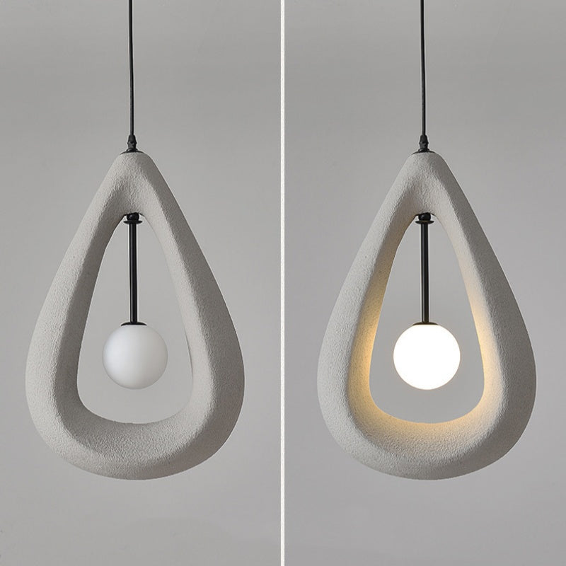 Avi Moderna Hueco PVC Lámpara Colgante Dormitorio