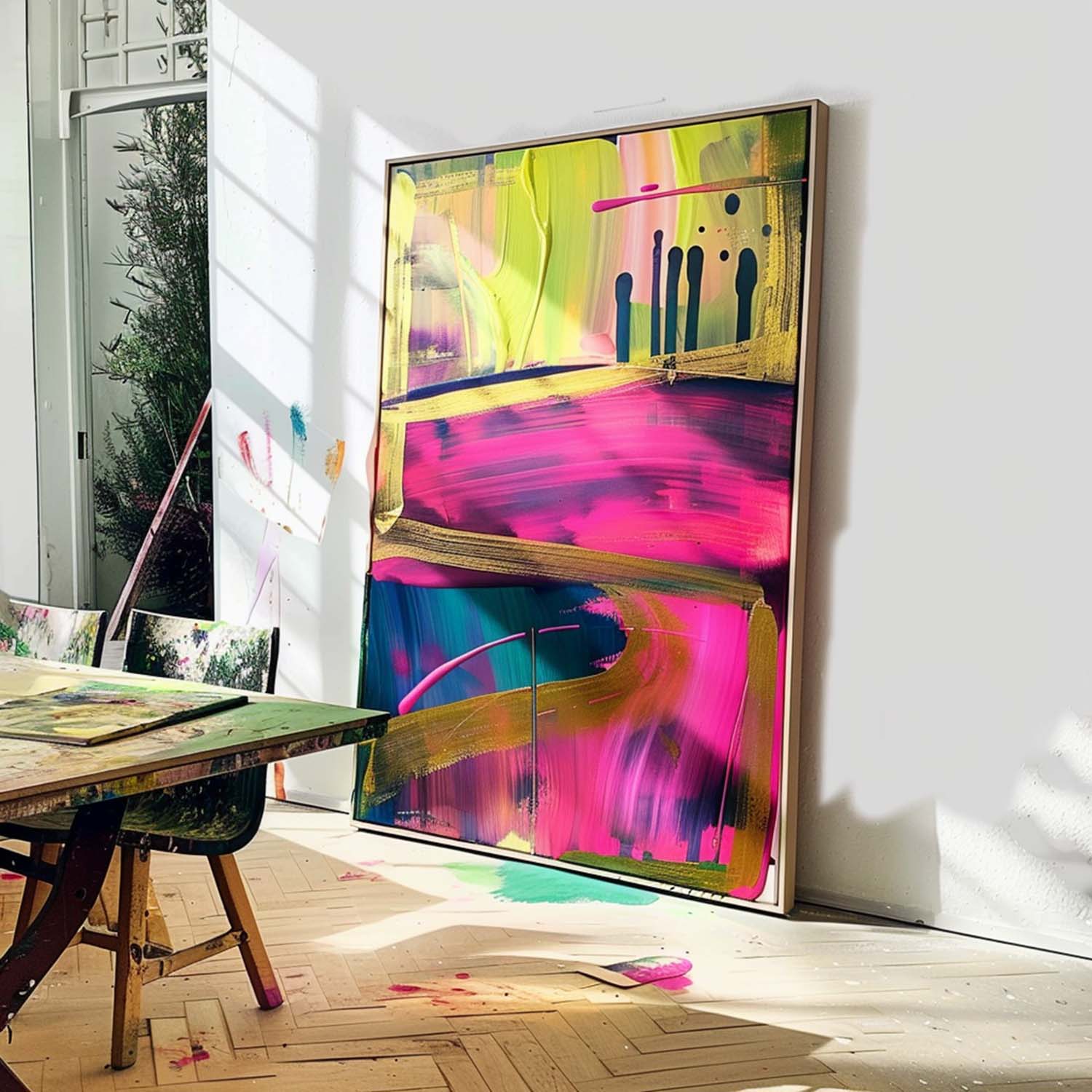 Ruby Colorido Arte Mural - Letslighting