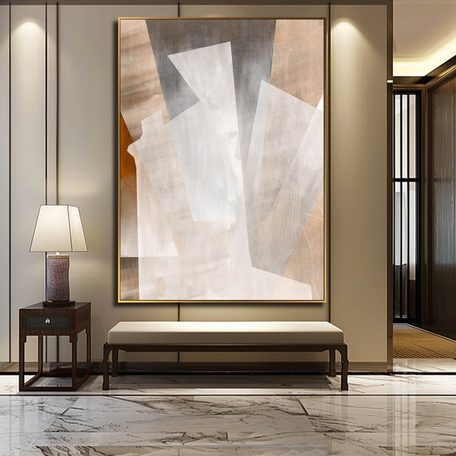 Elin Minimalista Contemporáneo Arte Mural - Letslighting