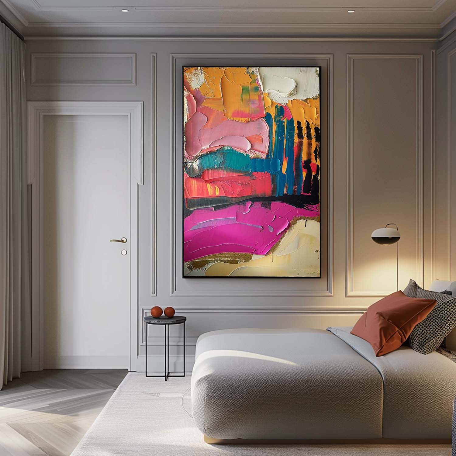 Iris Arte Mural Colorido - Letslighting