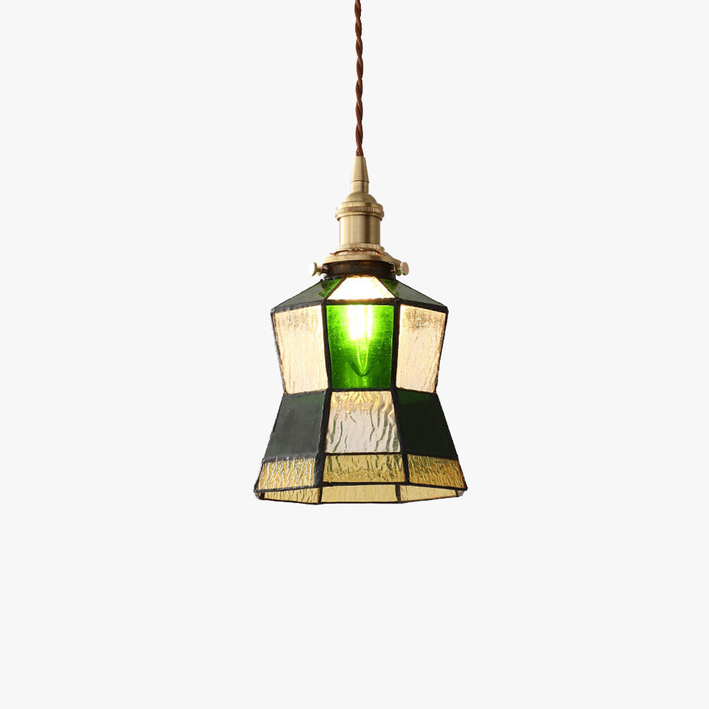 Tiffany Vintage Creativo Lámpara Colgante Vidrio Dormitorio/Salón