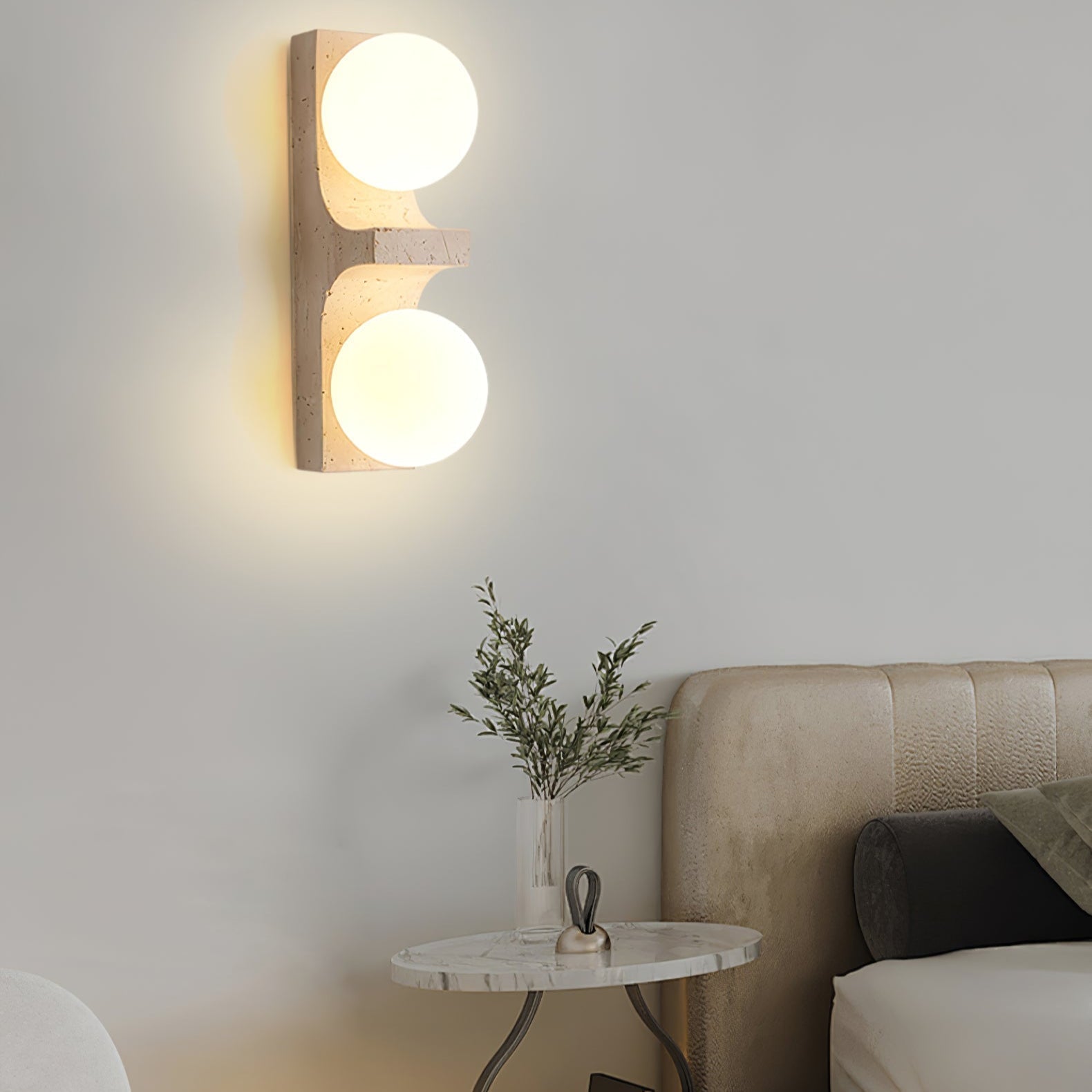 Umiren Travertine Wall Light - Letslighting