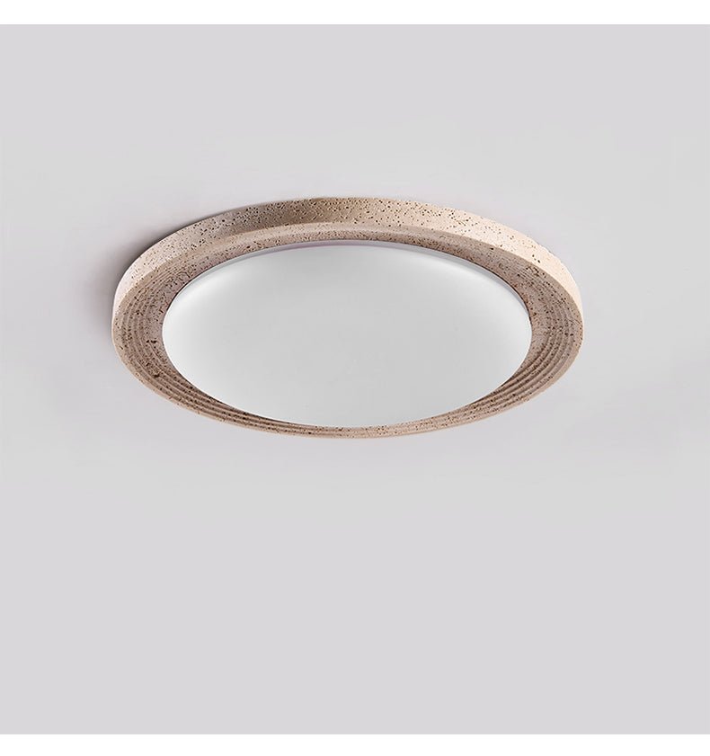 Orinir Minimalist Travertine Ceiling Light - Letslighting
