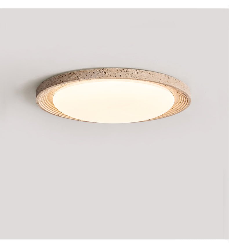 Orinir Minimalist Travertine Ceiling Light - Letslighting