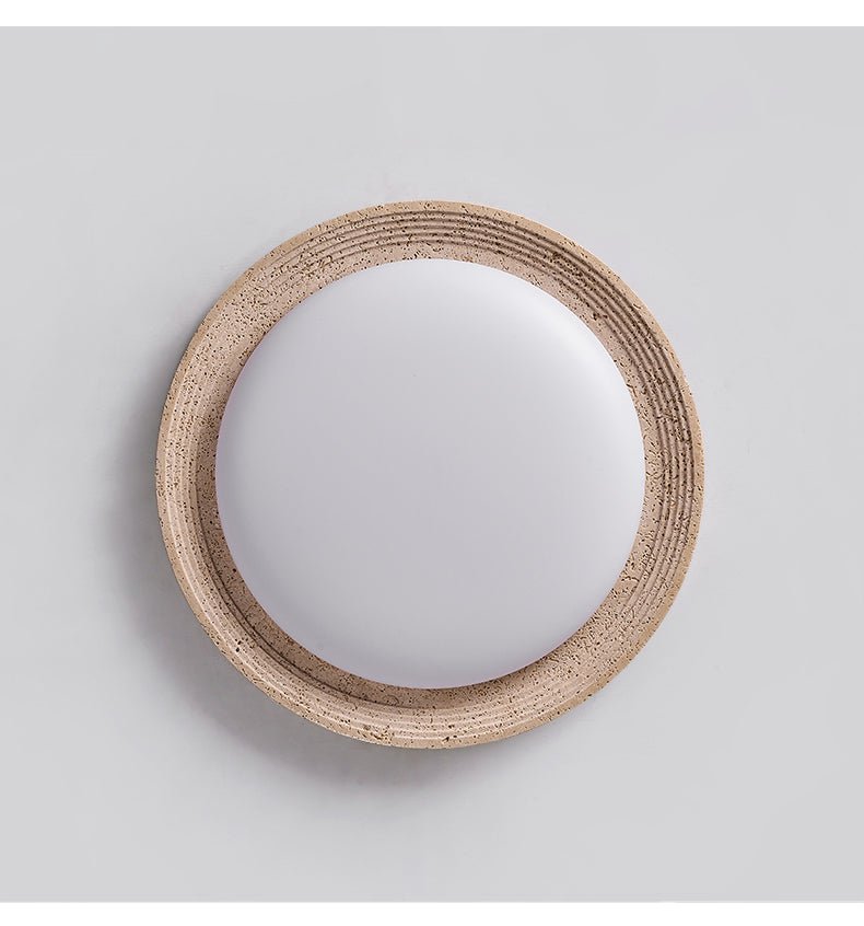 Orinir Minimalist Travertine Ceiling Light - Letslighting