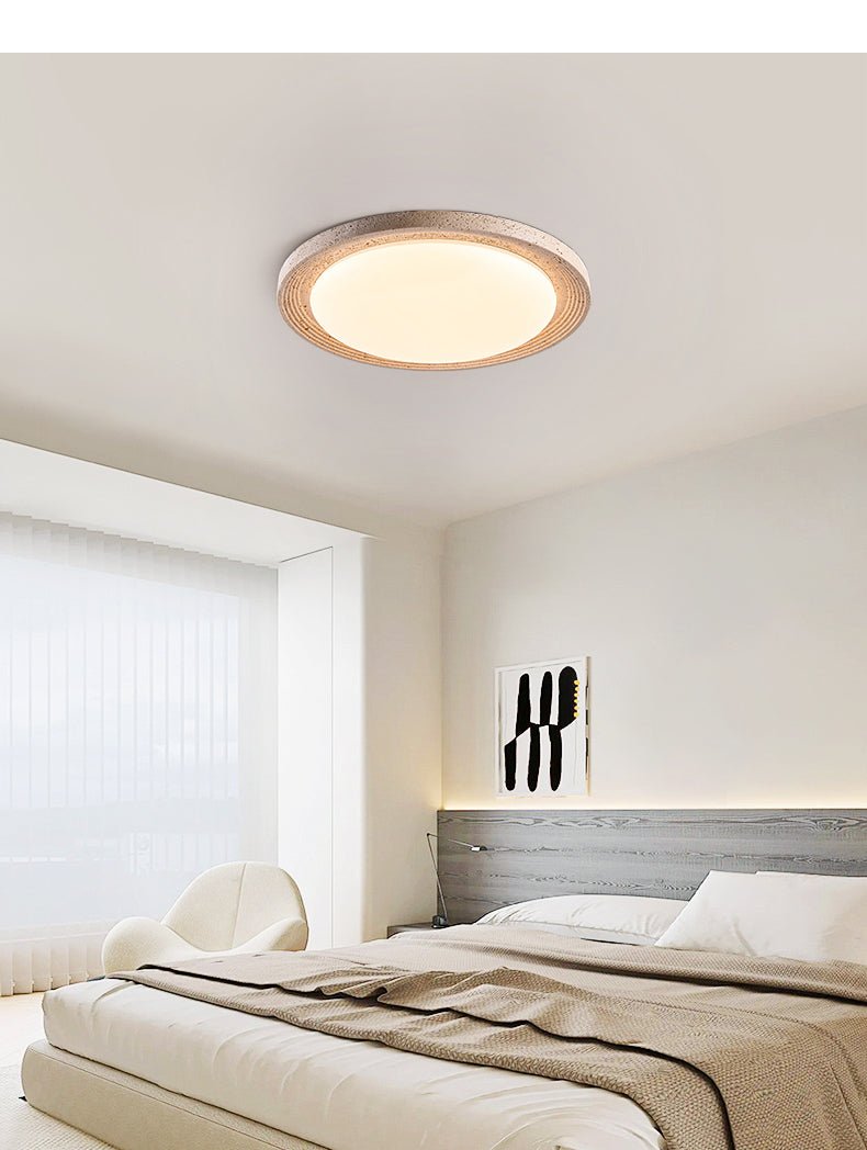 Orinir Minimalist Travertine Ceiling Light - Letslighting
